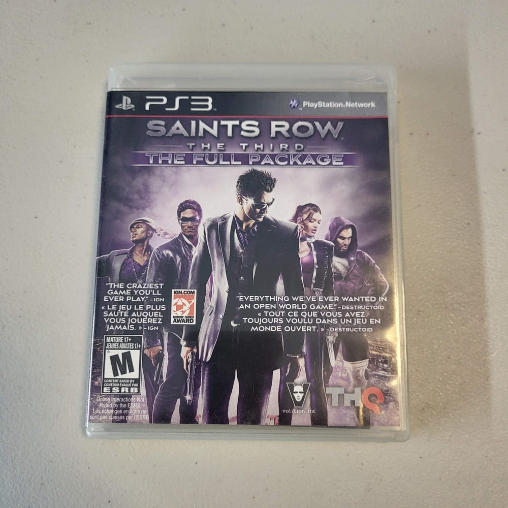 Saints Row The Third The Full Package Playstation 3 Cib Jeux