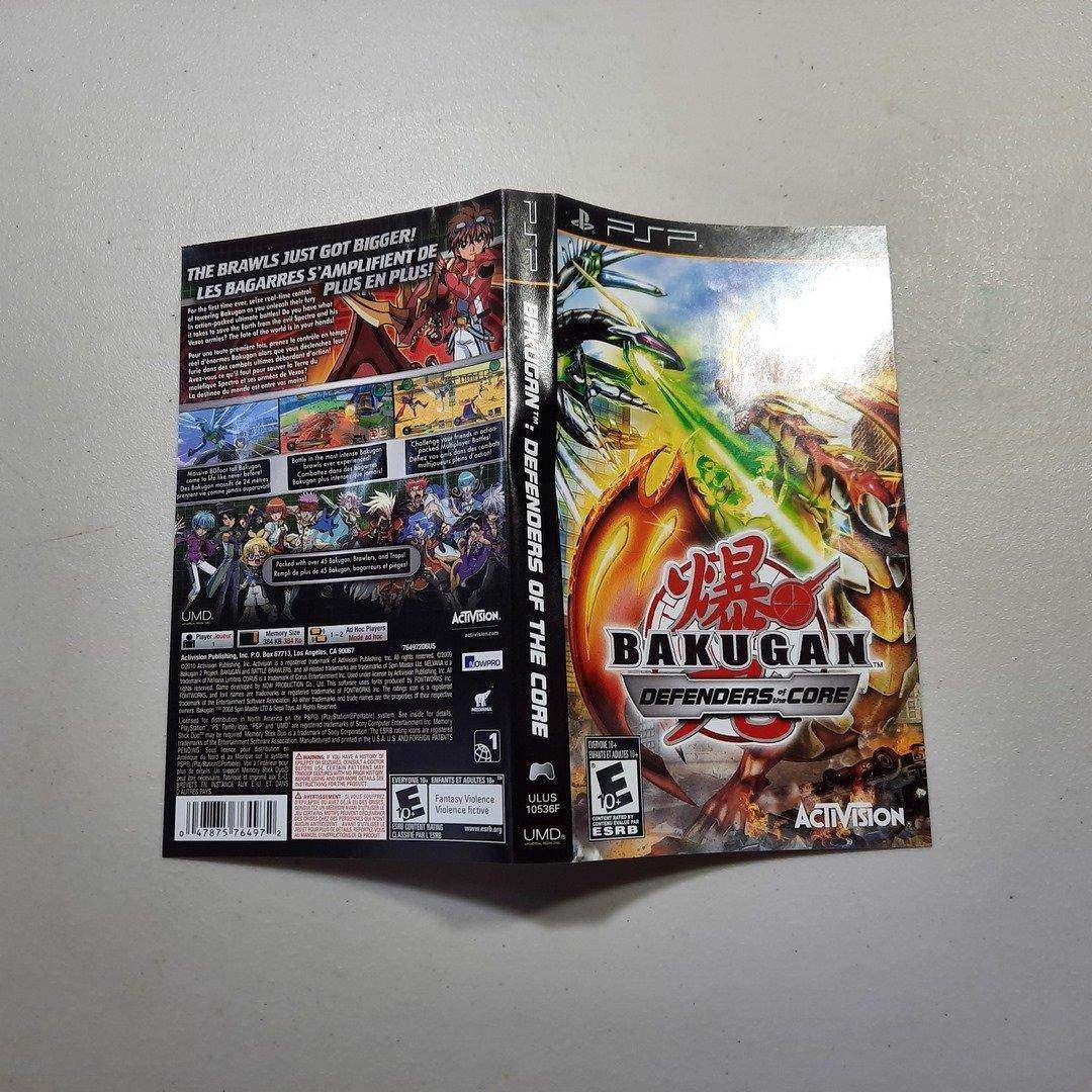 Bakugan: Defenders Of The Core PSP (Box Cover)