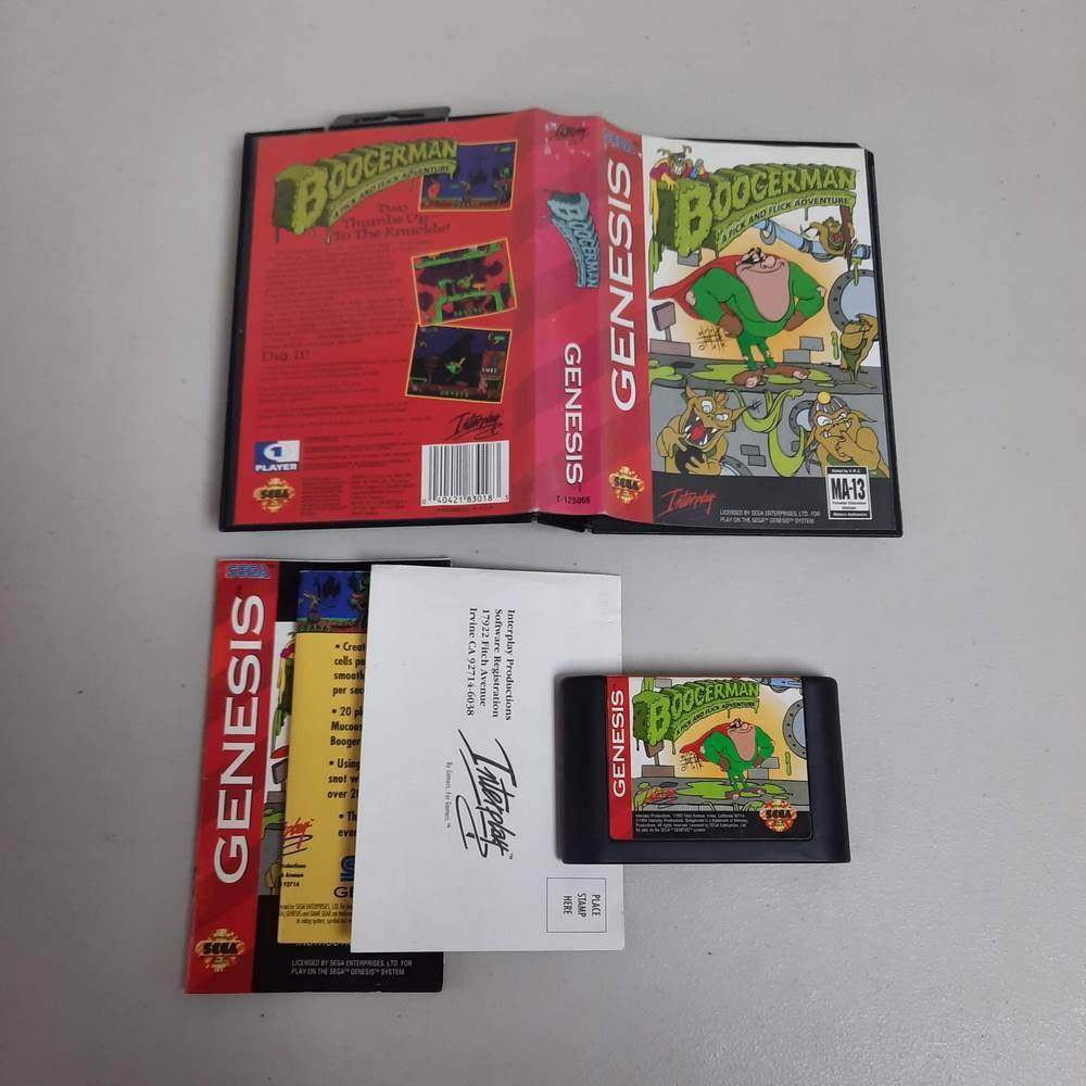 Boogerman A Pick And Flick Adventure Sega Genesis (Cib) – Jeux Video Hobby  Retro Gaming Canada