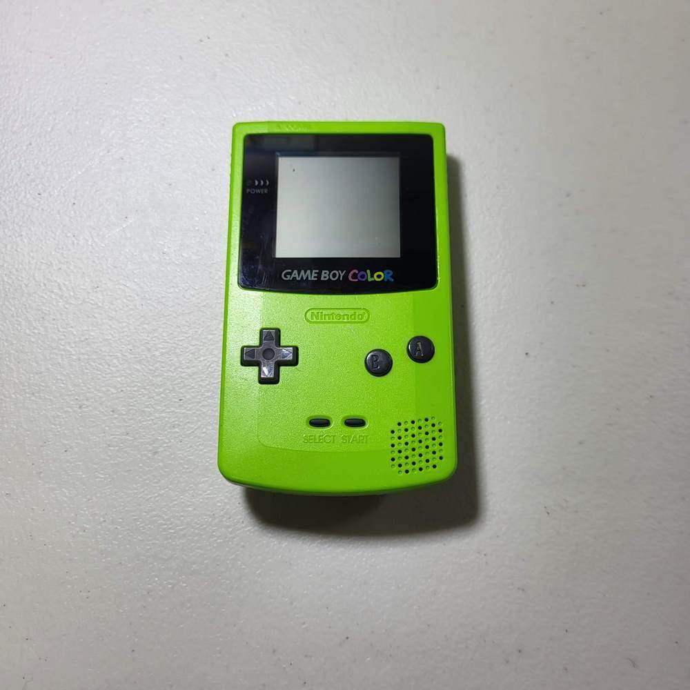 Console Original Apple Green Game Boy Color System (CG135742950)
