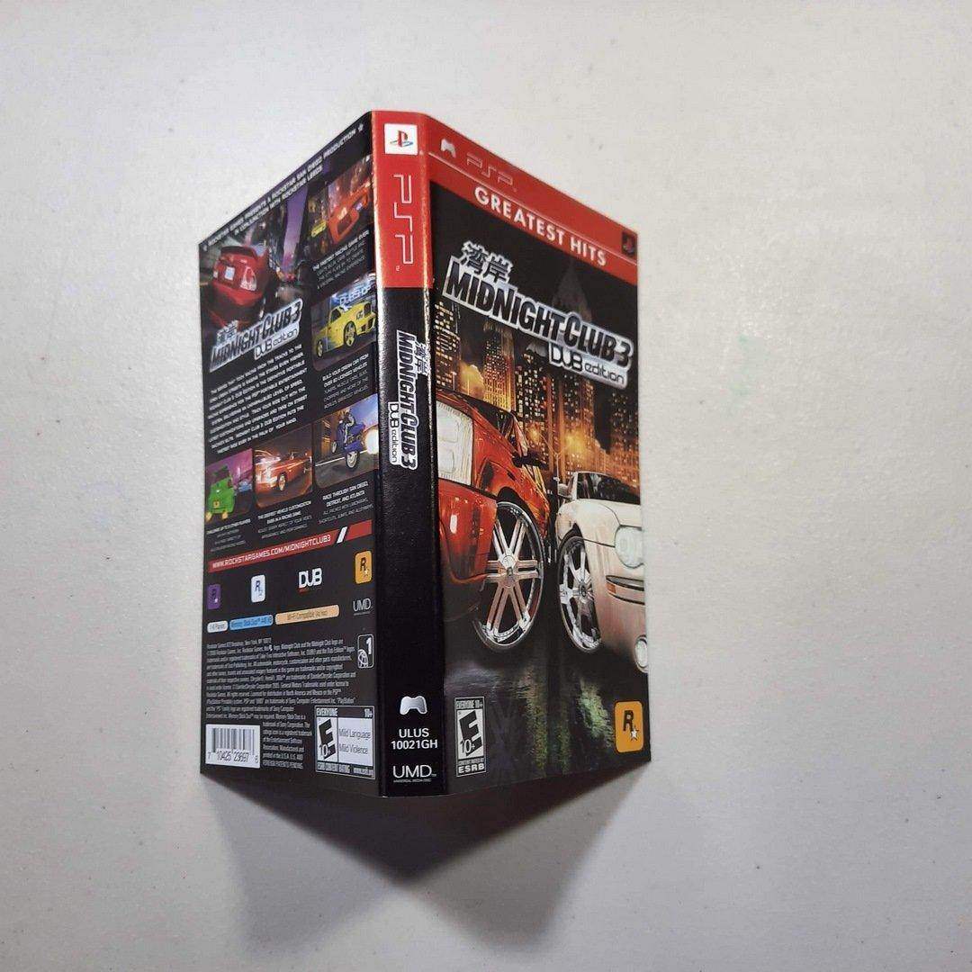 Midnight Club 3 DUB Edition PSP (Box Cover) Greatest Hits – Jeux Video  Hobby Retro Gaming Canada