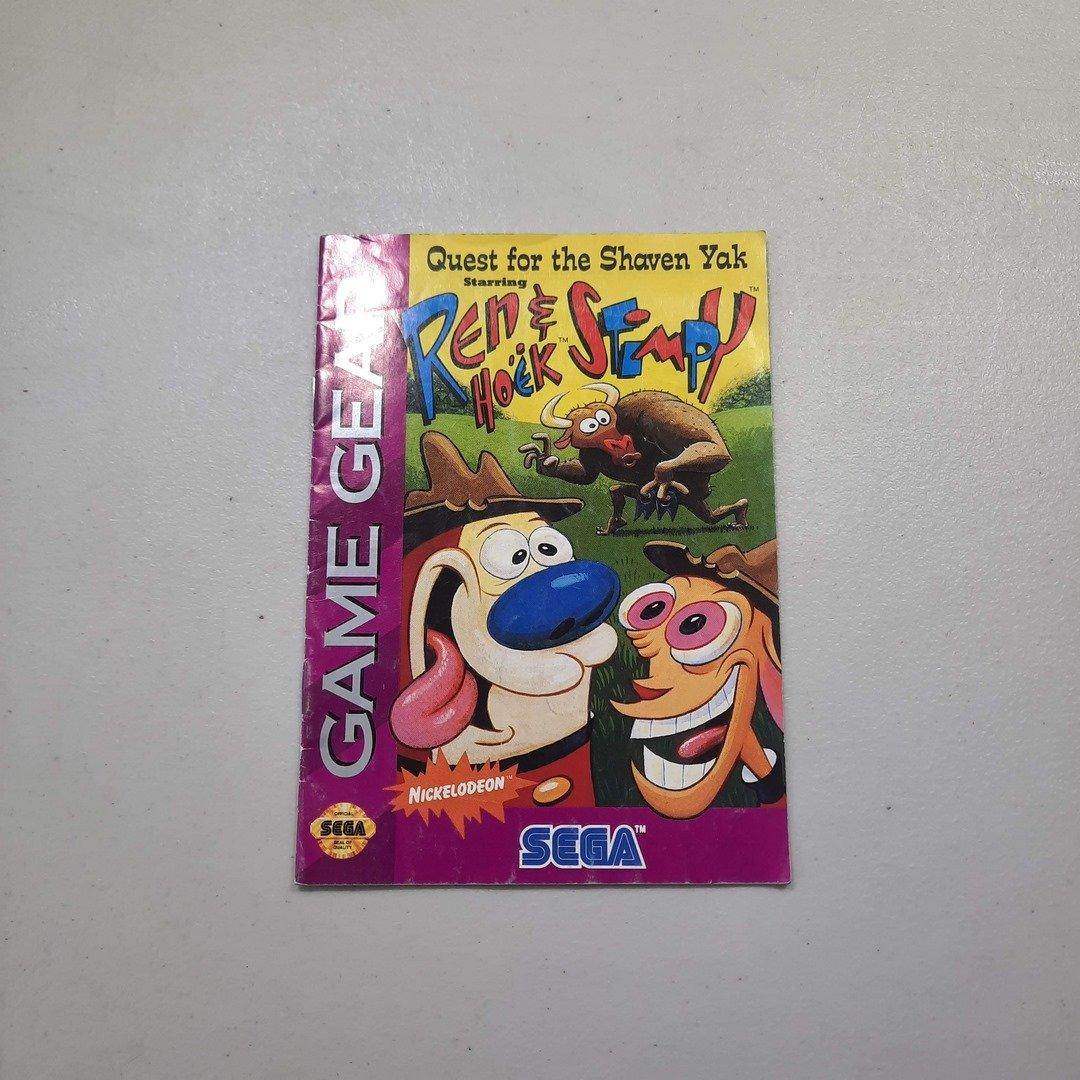 Ren And Stimpy Quest For The Shaven Yak Sega Game Gear (Instruction)  *English/E – Jeux Video Hobby Retro Gaming Canada