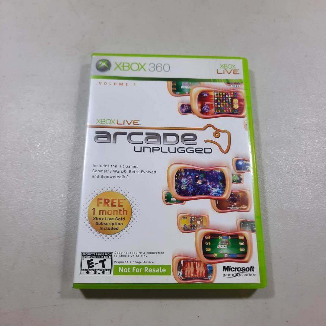 Xbox Live Arcade Unplugged Volume 1 Xbox 360 (Cib)