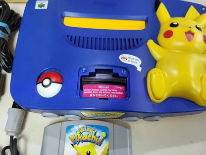 N64  Pokemon Special Edition Console Pikachu Nintendo 64 System *NTSC Version