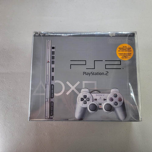 Slim Console Silver System PS2 Playstation 2 (In Box)(Condition-)