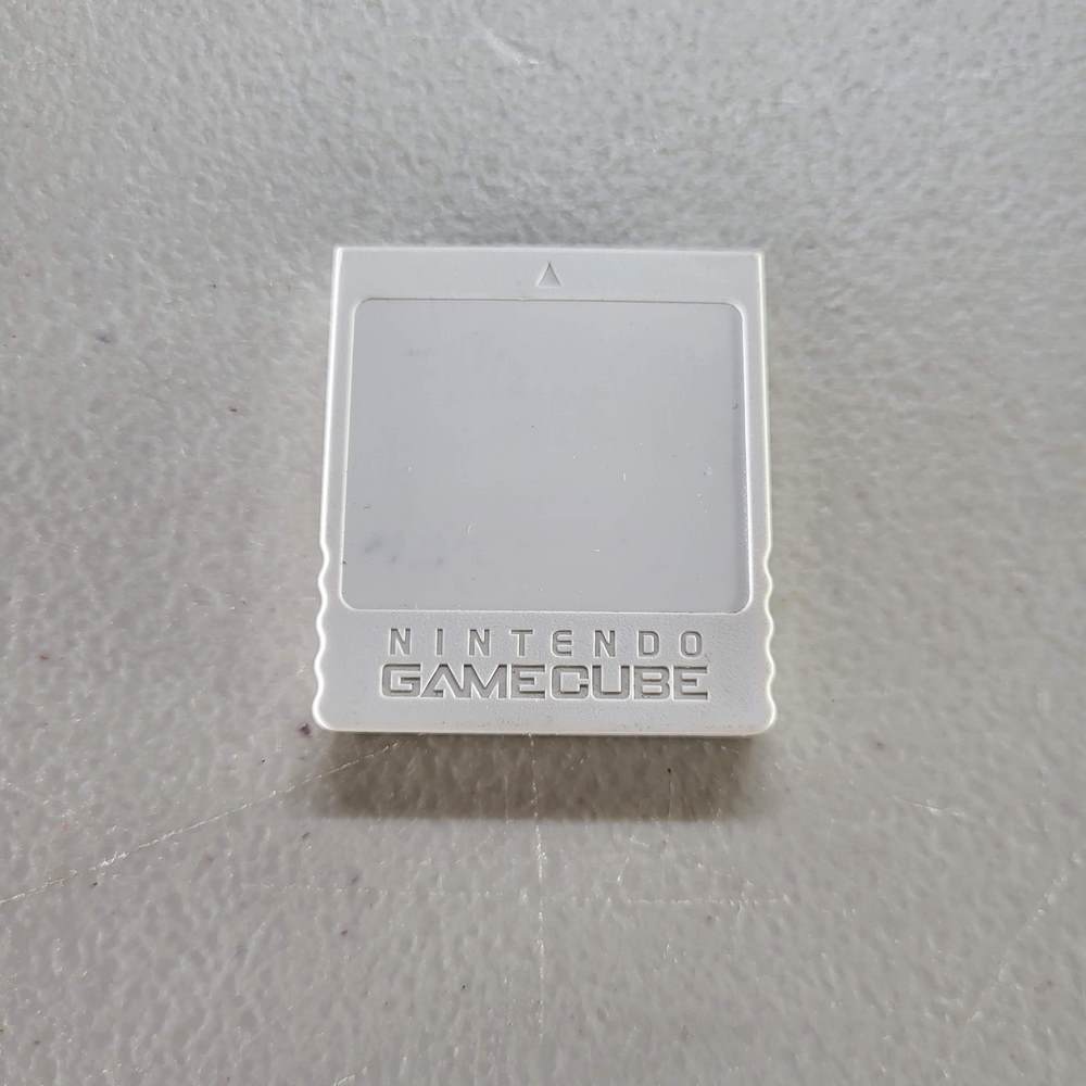 Official Nintendo GameCube Memory Card 1019 White