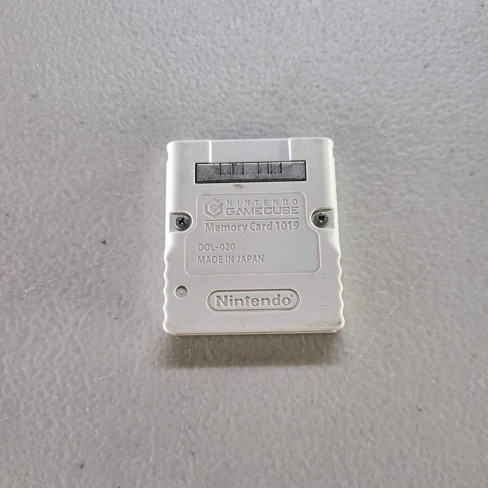 Official Nintendo GameCube Memory Card 1019 White