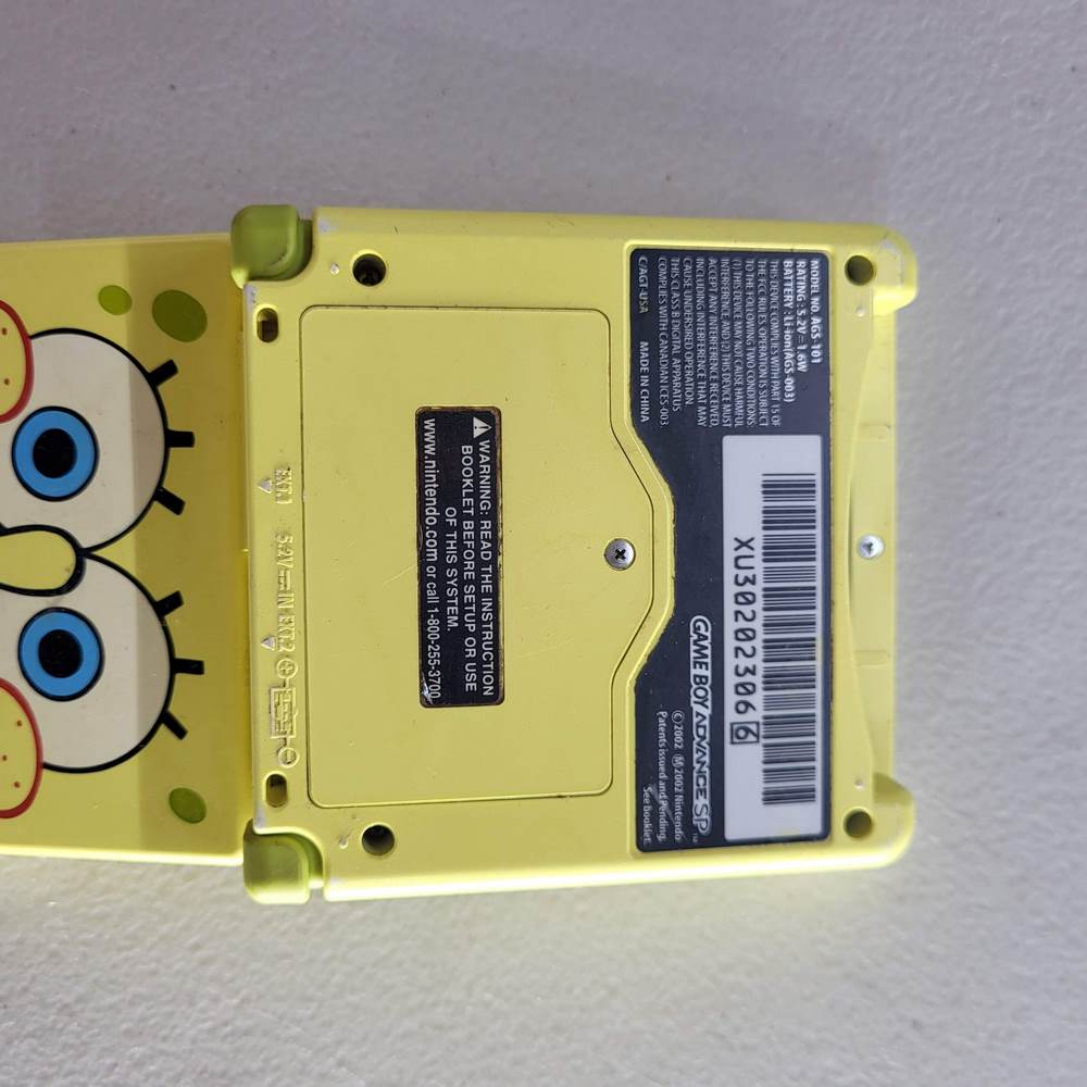 SpongeBob SquarePants Gameboy Advance SP GameBoy Advance  [AGS-101]