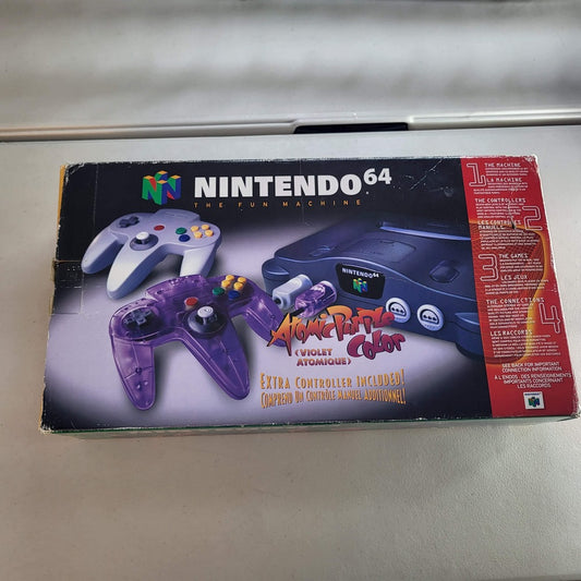 Nintendo 64 Atomic Purple Bundle Nintendo 64 (In Box)
