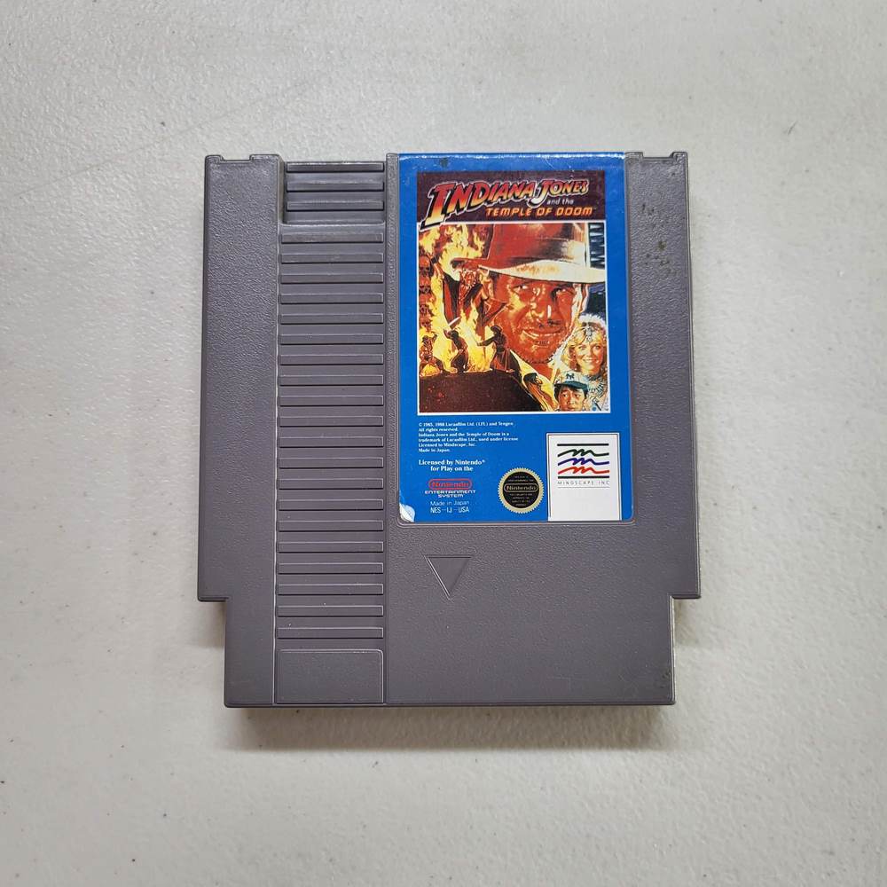 Indiana Jones And The Temple Of Doom NES  (Loose)