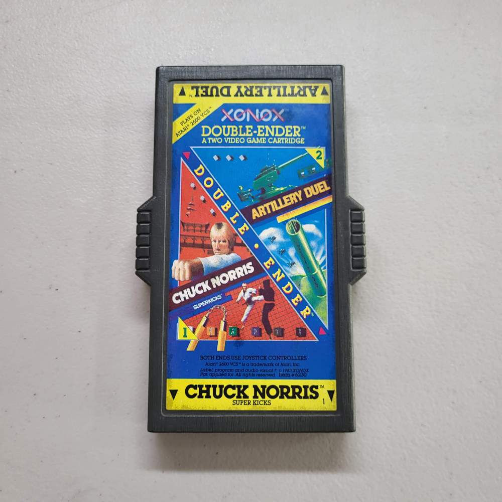 Artillery Duel & Chuck Norris Superkicks Atari 2600 (Loose)