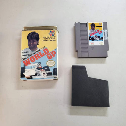 Michael Andretti's World GP NES  (Cb) (Condition-)