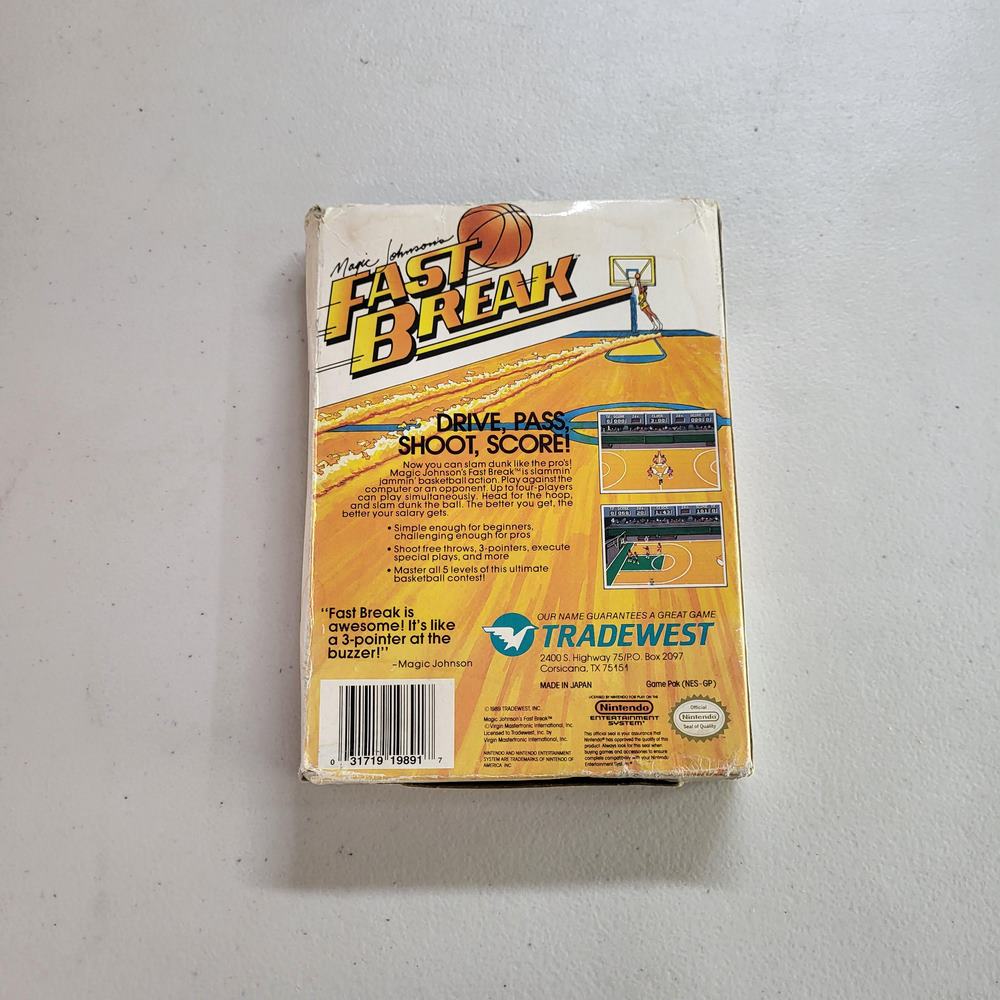 Magic Johnson's Fast Break NES (Cb) (Condition-)