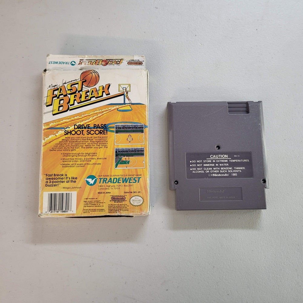 Magic Johnson's Fast Break NES (Cb) (Condition-)