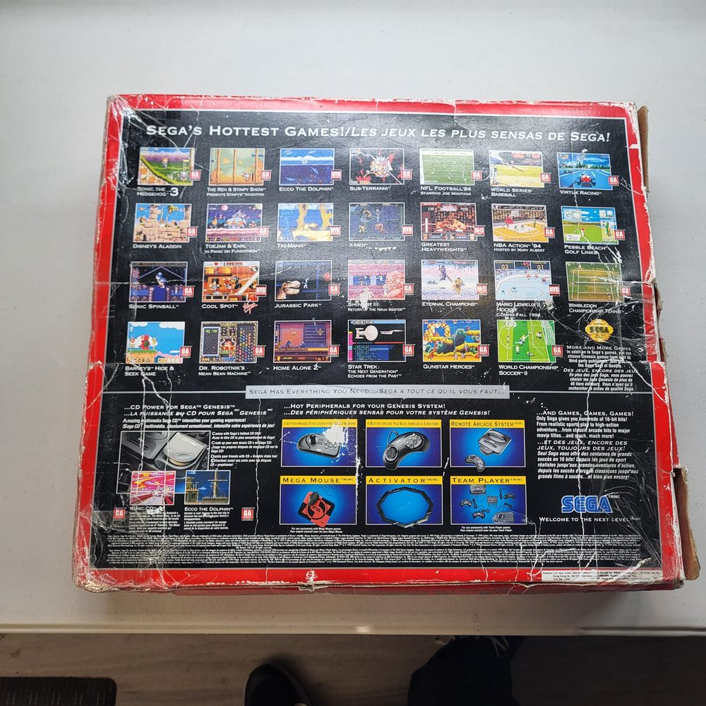 Sega Genesis In box (Condition-) 