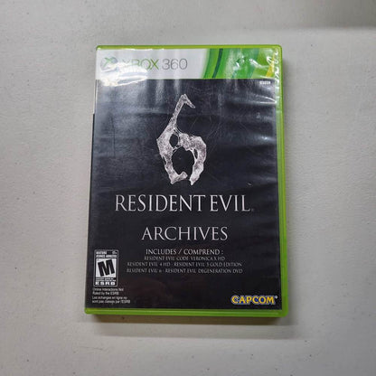 Resident Evil 6 Archives Xbox 360  (Cb) 3  Disc