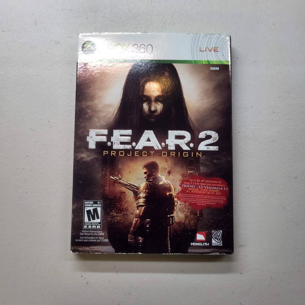 F.E.A.R. 2 Project Origin Xbox 360  (Cib)