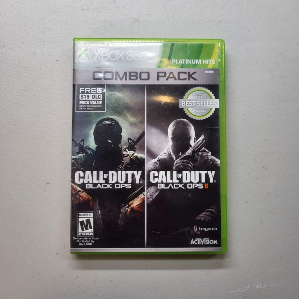 Call Of Duty Black Ops I And II Combo Pack Xbox 360  (Cib)