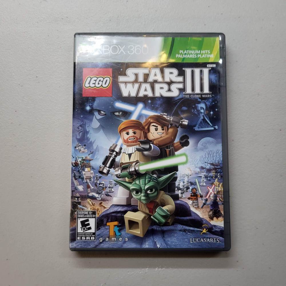 LEGO Star Wars III: The Clone Wars [Platinum Hits] Xbox 360  (Cib)