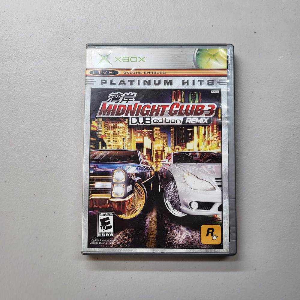 Midnight Club 3 Dub Edition Remix Xbox Platinum Hits  (Cib)