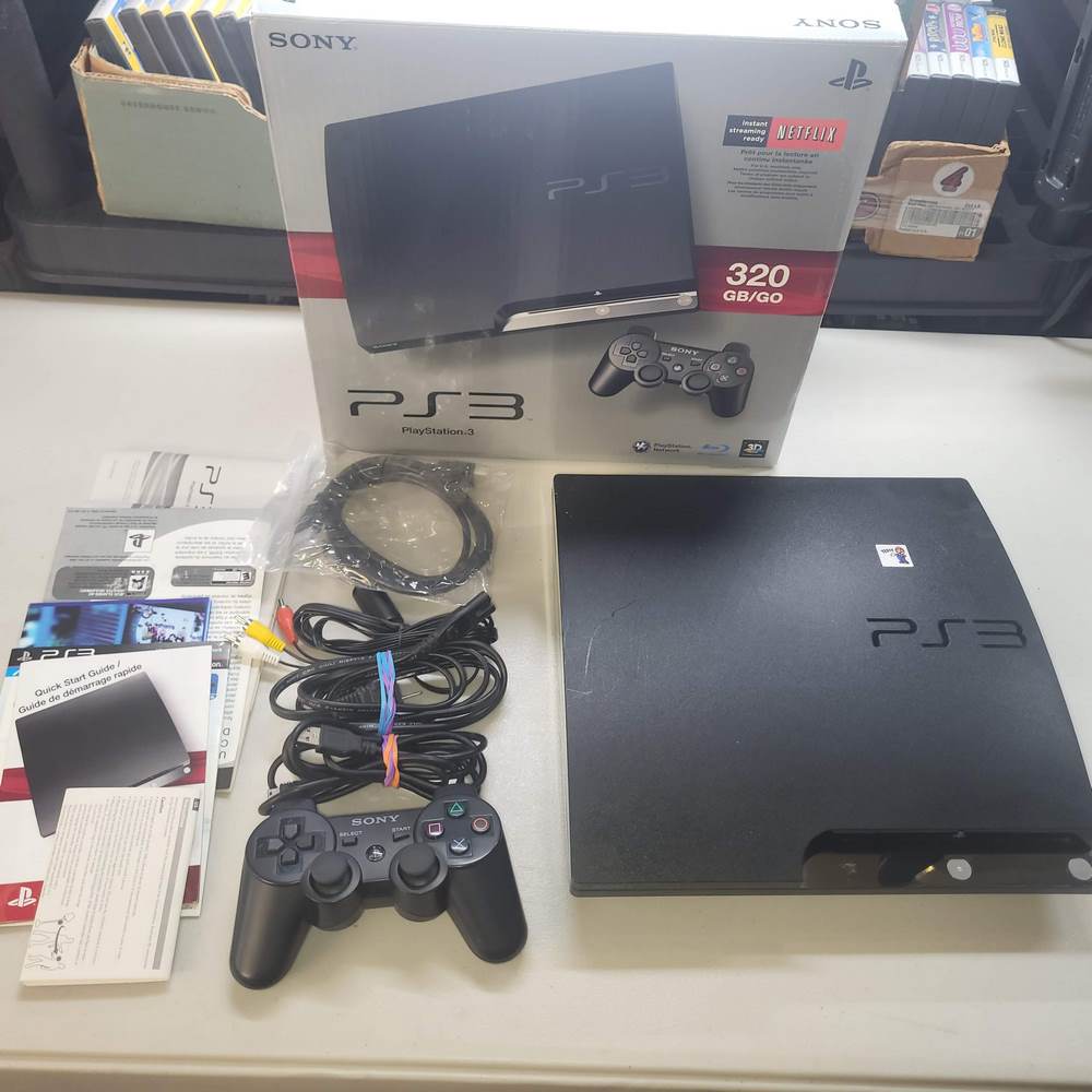 Console PlayStation 3 Slim System 320GB (CIB)