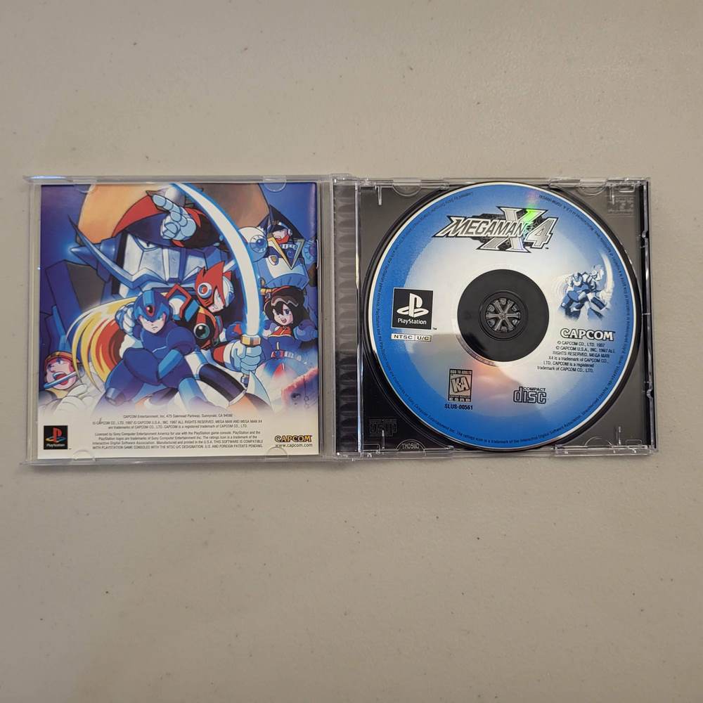 Mega Man X4 Playstation  (Cib)