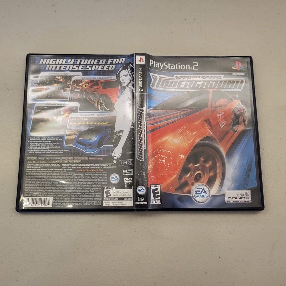 Need for Speed Underground Playstation 2  (Cib)