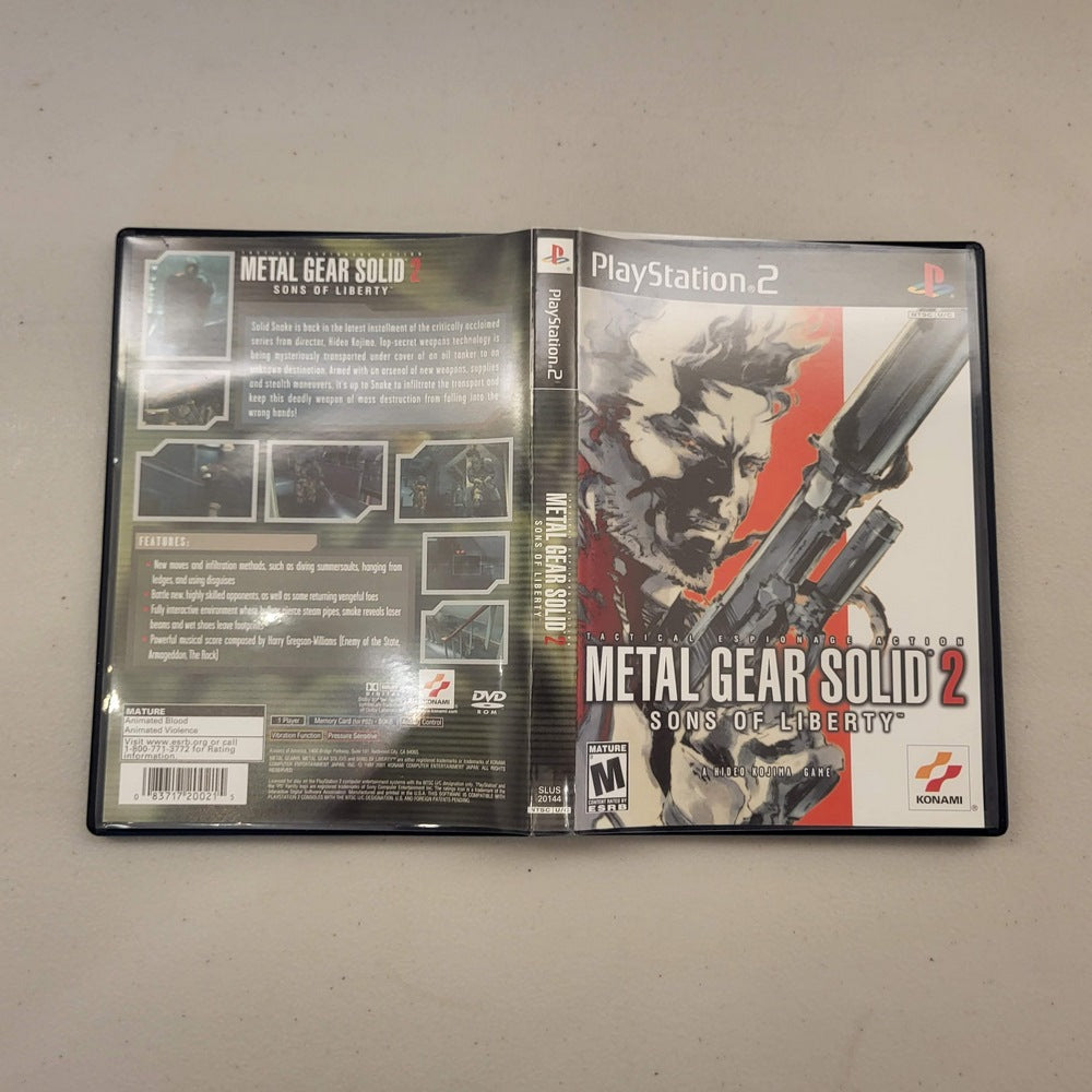 Metal Gear Solid 2 Playstation 2(Cib)