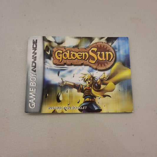 Golden Sun GameBoy Advance  (Instruction)  *Anglais/English