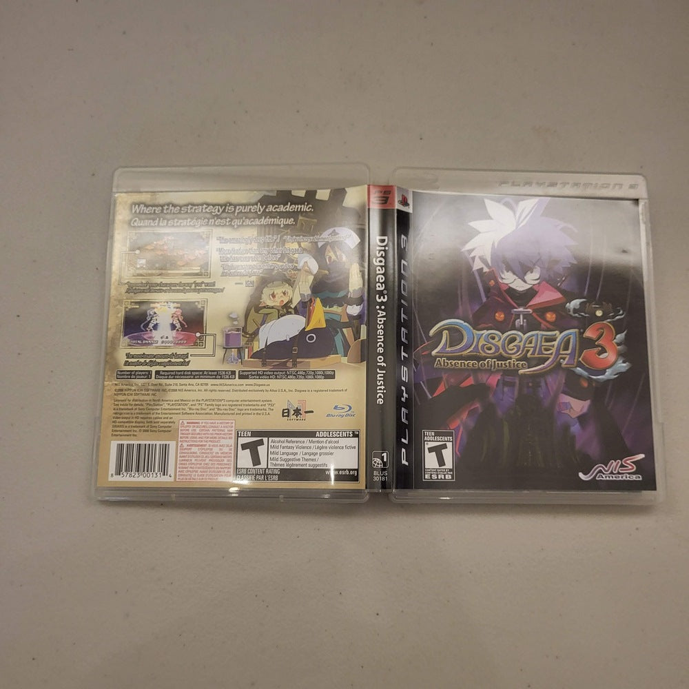 Disgaea 3 Absense of Justice Playstation 3  (Cib)