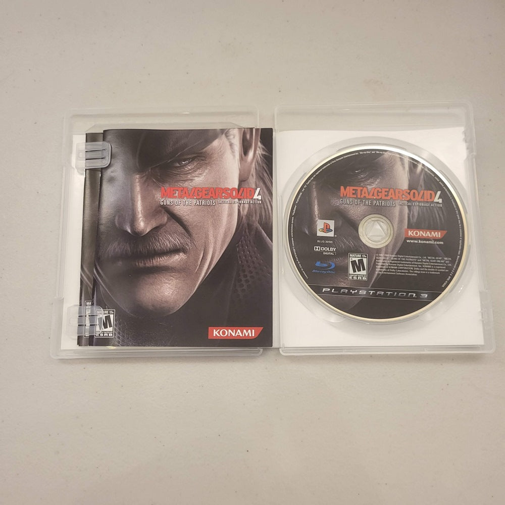 Metal Gear Solid 4 Guns of the Patriots Playstation 3(Cib)