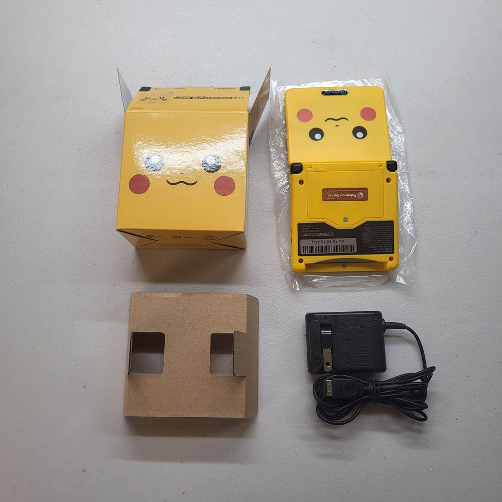 (3rd Pikachu  party ReShell and box )      Gameboy Advance SP  [AGS-101]