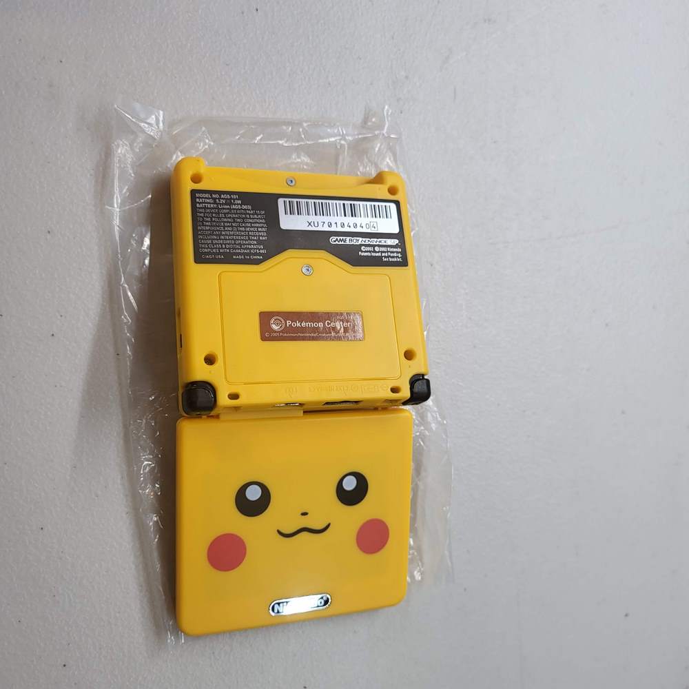 (3rd Pikachu  party ReShell and box )      Gameboy Advance SP  [AGS-101]