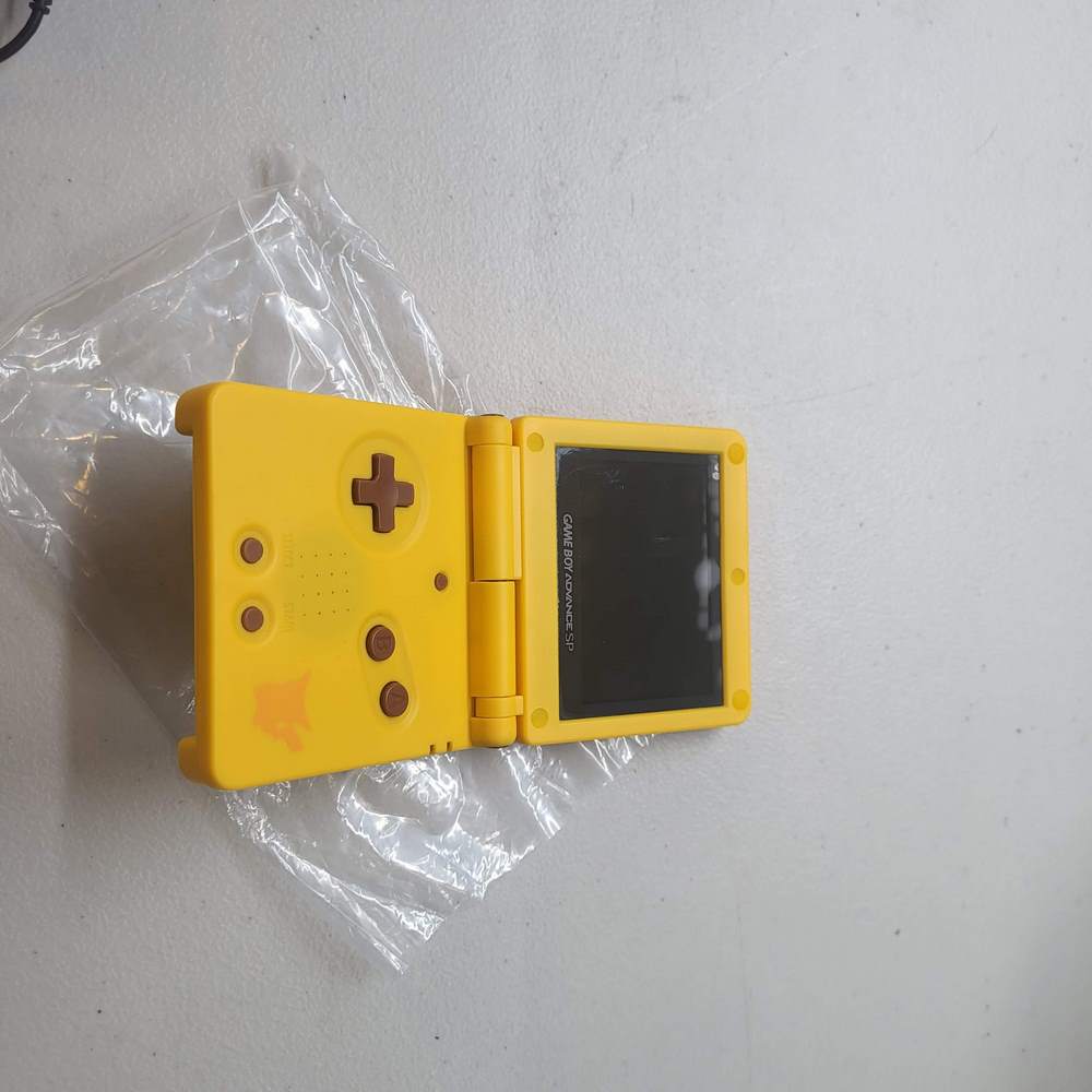 (3rd Pikachu  party ReShell and box )      Gameboy Advance SP  [AGS-101]