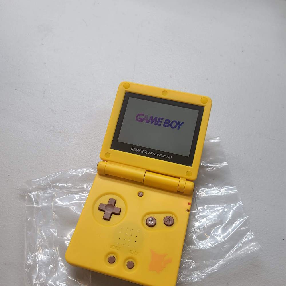 (3rd Pikachu  party ReShell and box )      Gameboy Advance SP  [AGS-101]