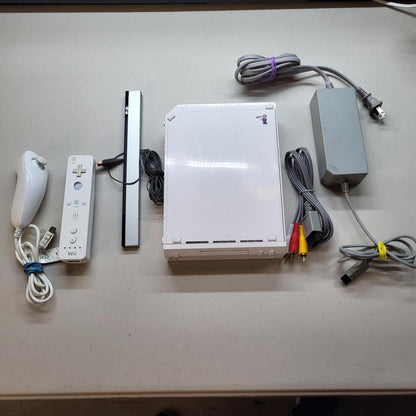 White Console Nintendo Wii System