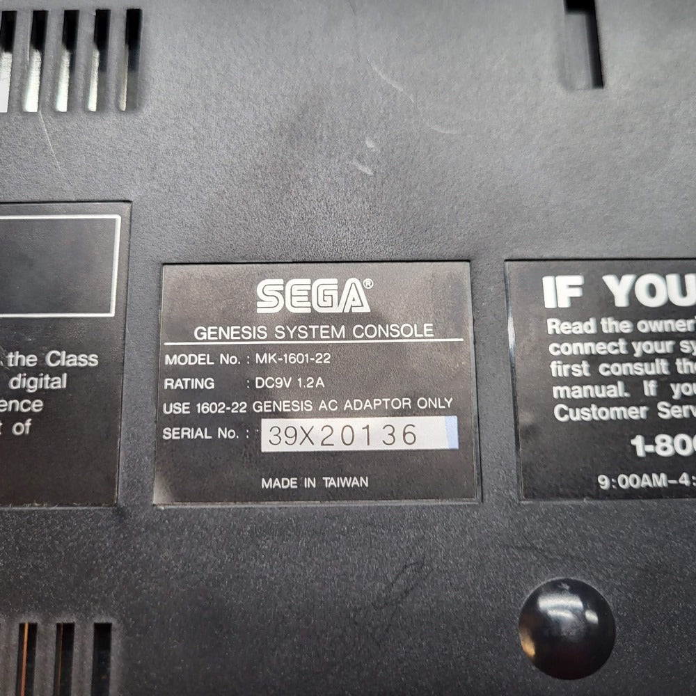 Sega Genesis Console Original  Model 1 (Condition-)