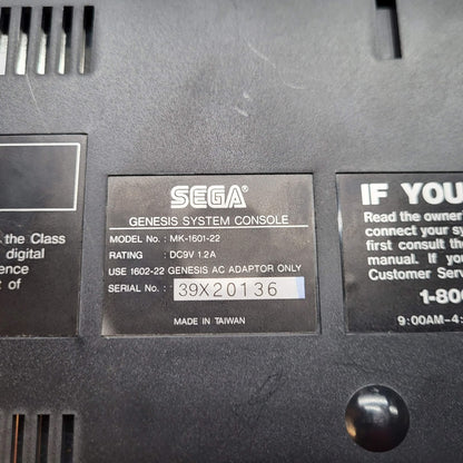 Sega Genesis Console Original  Model 1 (Condition-)