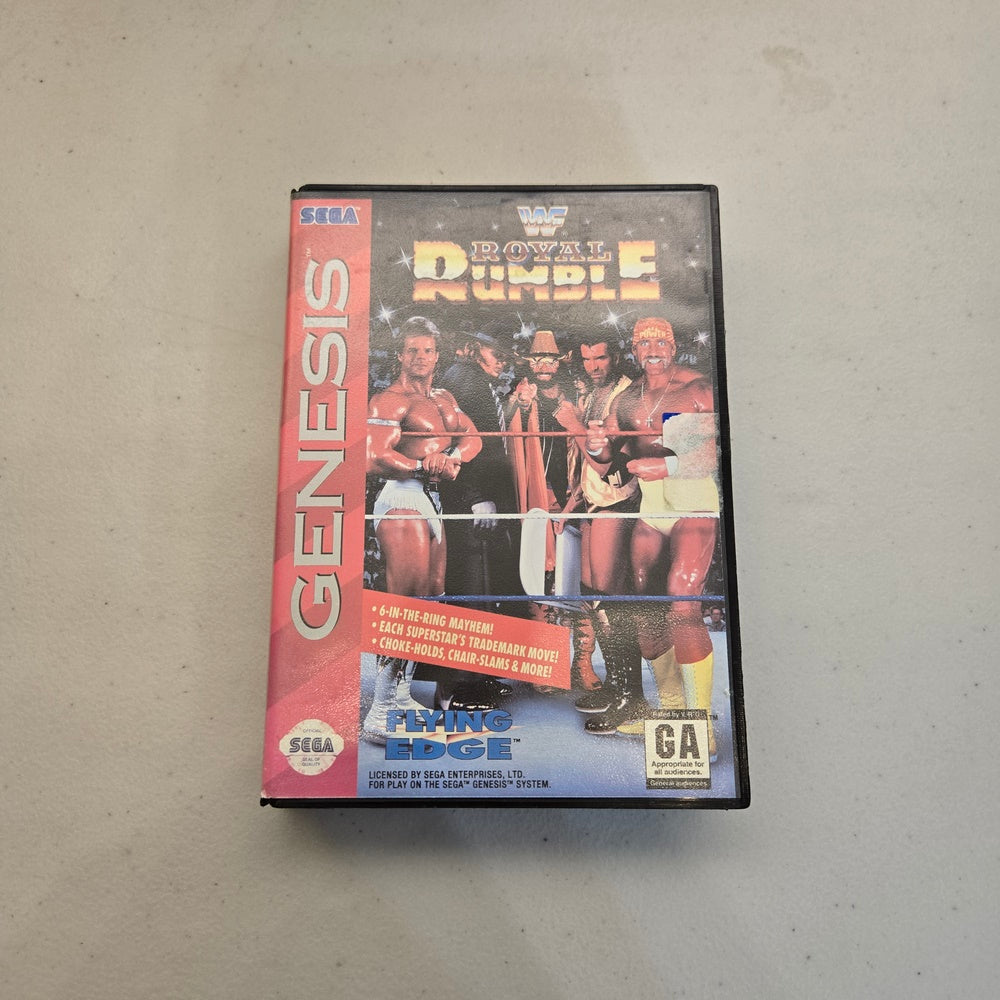 WWF Royal Rumble Sega Genesis   (Cb) (Condition-)