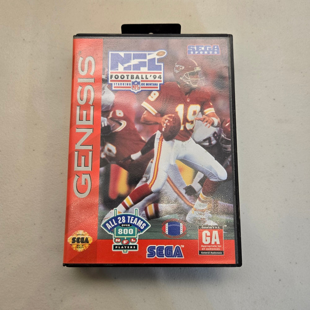 NFL Football '94 Starring Joe Montana Sega Genesis  (Cib)