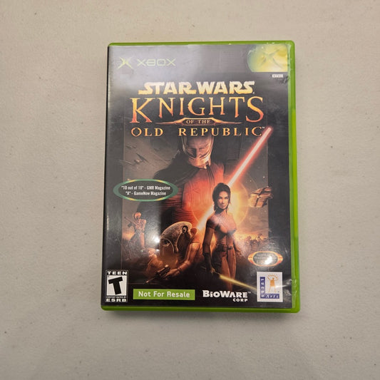 Star Wars Knights of the Old Republic Xbox (Cib) NOT FOR RESALE