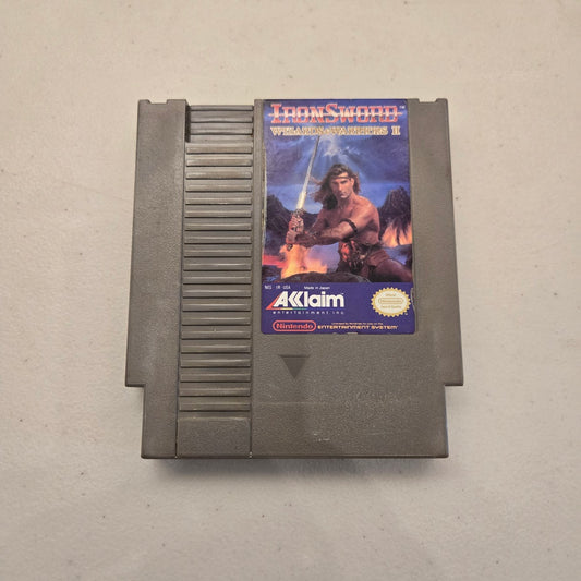 Iron Sword Wizards and Warriors II NES (Loose)(Condition-)