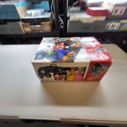 Black GameCube System [Mario Party 7 Bundle] Gamecube (Cib)