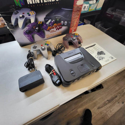 Nintendo 64 Atomic Purple Bundle Nintendo 64 (Cib)(Condition-)