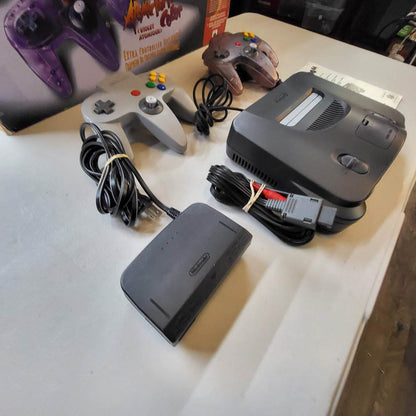 Nintendo 64 Atomic Purple Bundle Nintendo 64 (Cib)(Condition-)