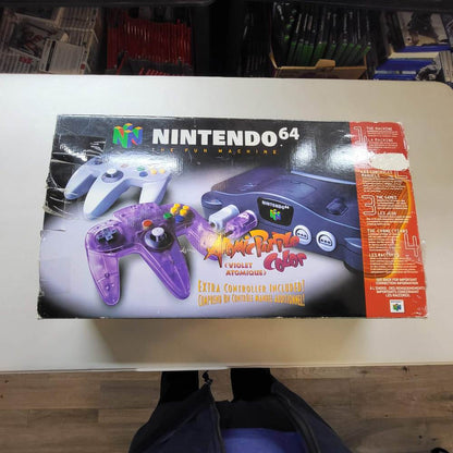 Nintendo 64 Atomic Purple Bundle Nintendo 64 (Cib)(Condition-)