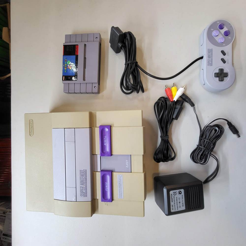 Console Super Nintendo SNES + Mario World Inclus