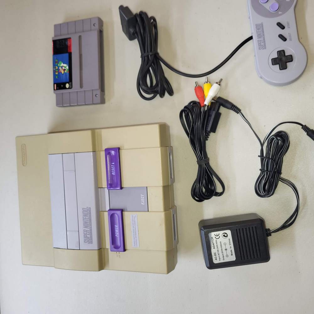 Console Super Nintendo SNES + Mario World Inclus