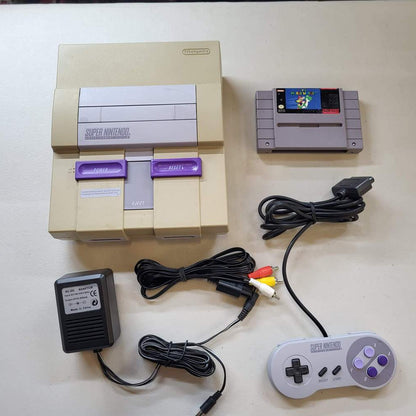 Console Super Nintendo SNES + Mario World Inclus