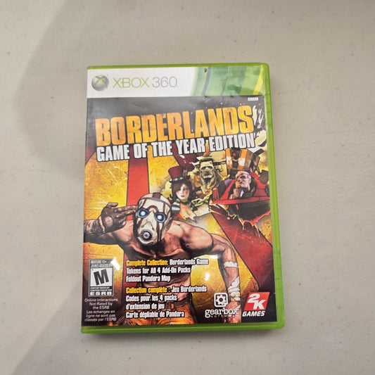 Borderlands [Game of the Year] Xbox 360   (Cib)